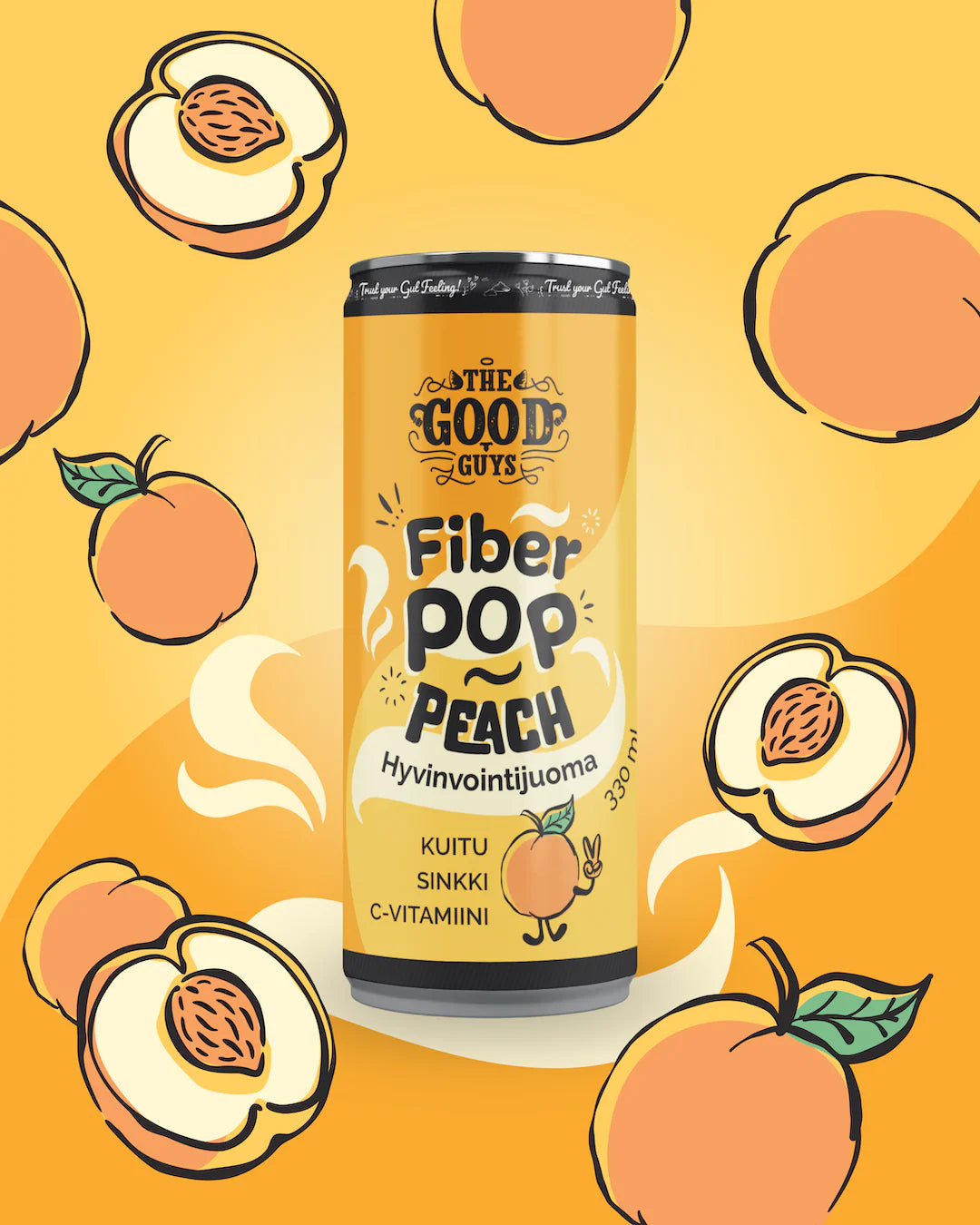 The Good Guys Fiber Pop Peach