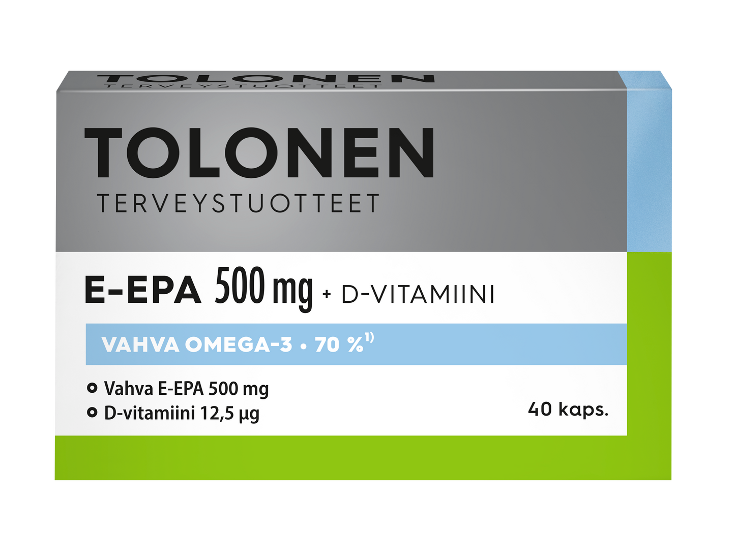 Tolonen E-EPA 500 mg-Tolonen-Hyvinvoinnin Tavaratalo