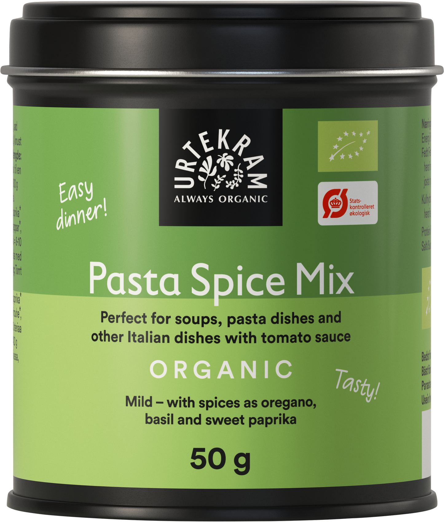 Urtekram Luomu Pasta mausteseos-Urtekram-Hyvinvoinnin Tavaratalo