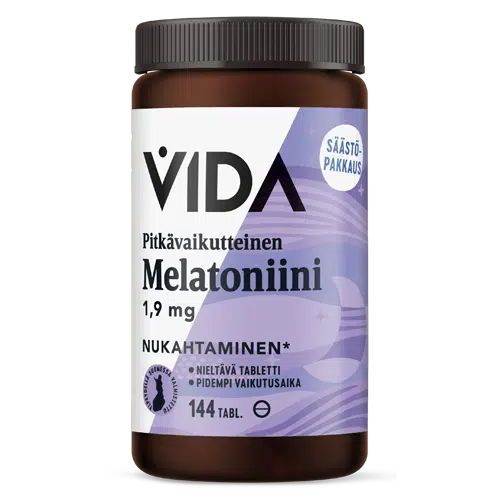 Vida Pitkävaikutteinen Melatoniini 1,9 mg-Vida-Hyvinvoinnin Tavaratalo