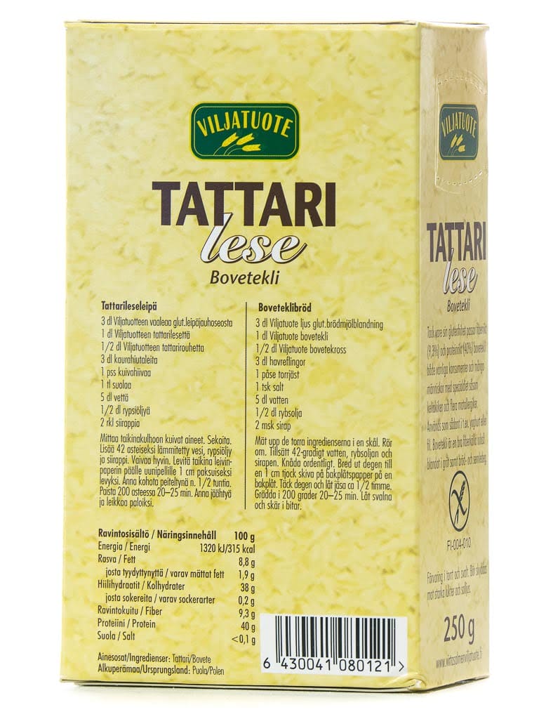 Virtasalmen Viljatuote Gluteeniton Tattarilese-Virtasalmen Viljatuote-Hyvinvoinnin Tavaratalo
