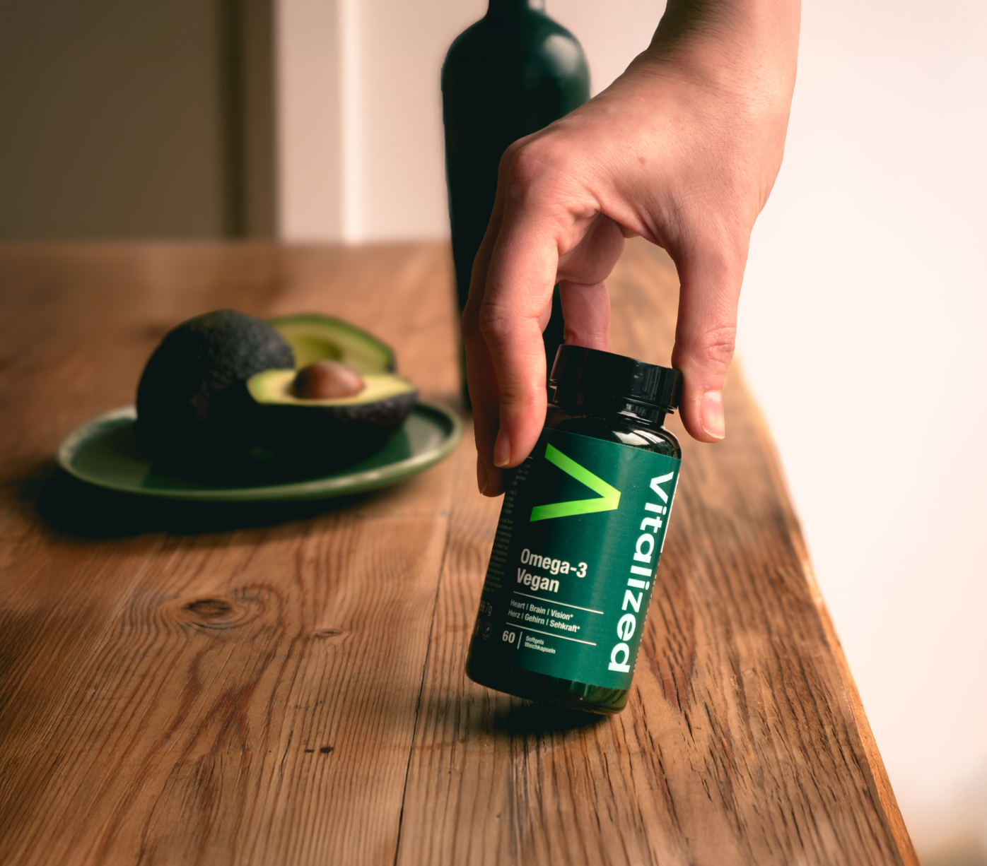 Vitalized Omega-3 Vegan-Vitalized-Hyvinvoinnin Tavaratalo