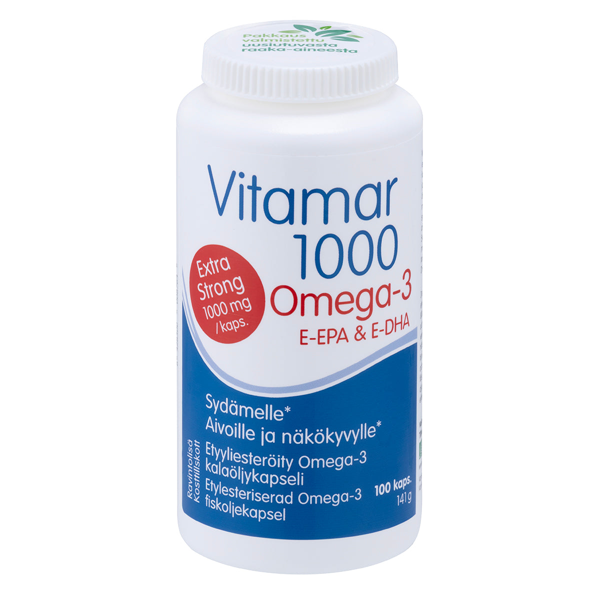 Vitamar 1000 Omega-3 kalaöljykapselit