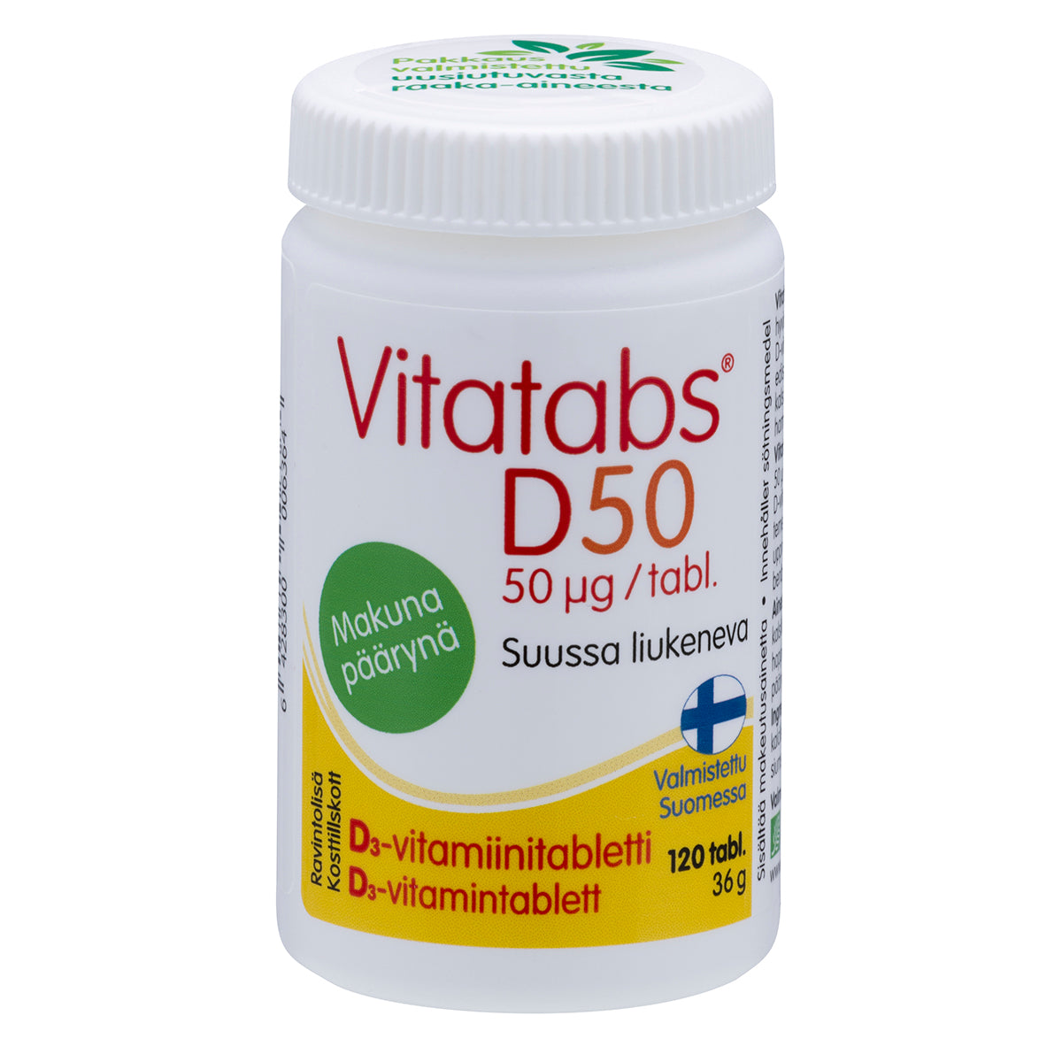 Vitatabs D50 Päärynä-Hankintatukku-Hyvinvoinnin Tavaratalo