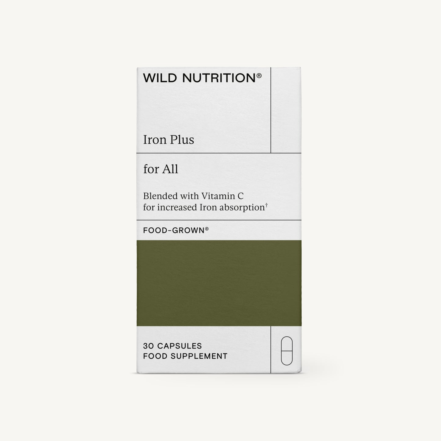 Wild Nutrition Iron Plus-Wild Nutrition-Hyvinvoinnin Tavaratalo