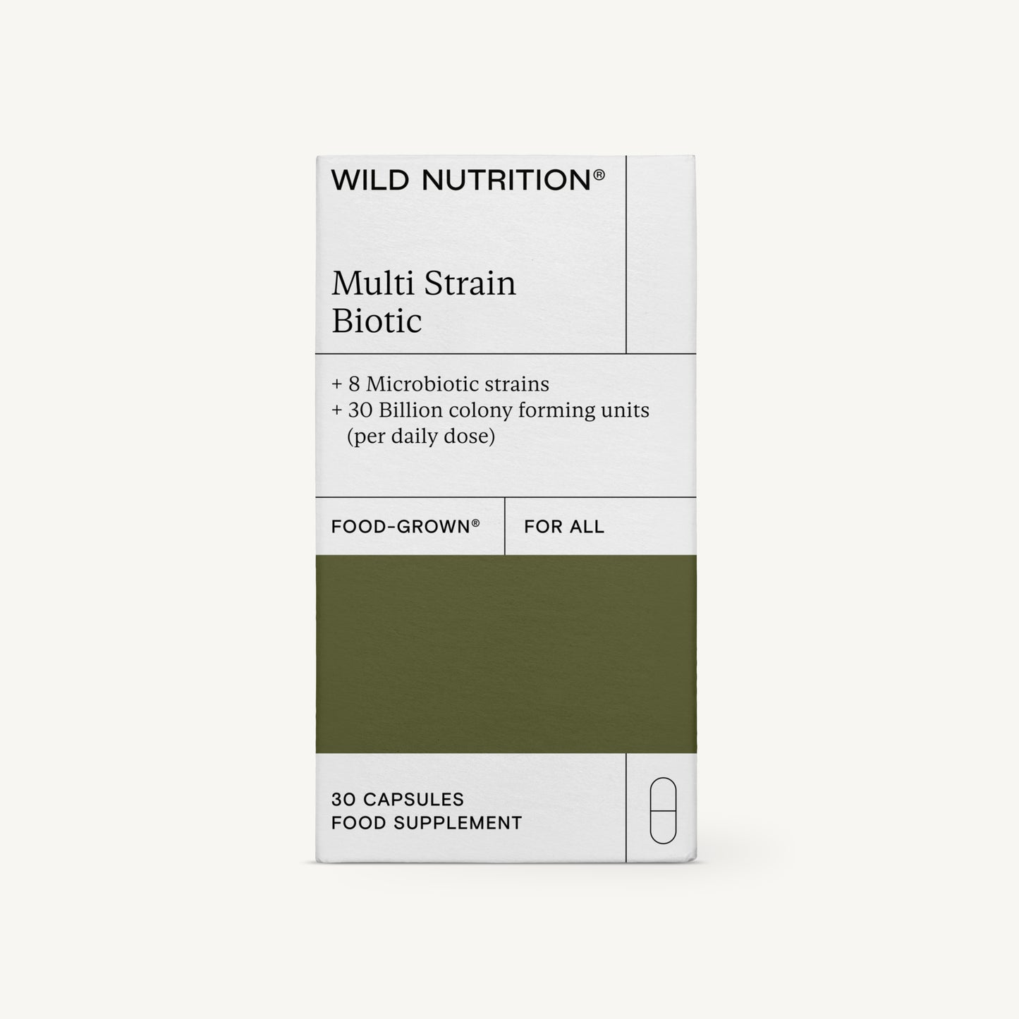 Wild Nutrition Multi Strain Biotic-Wild Nutrition-Hyvinvoinnin Tavaratalo