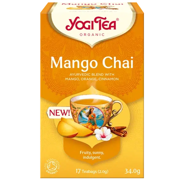 YogiTea Luomu Mango Chai Tee-YogiTea-Hyvinvoinnin Tavaratalo