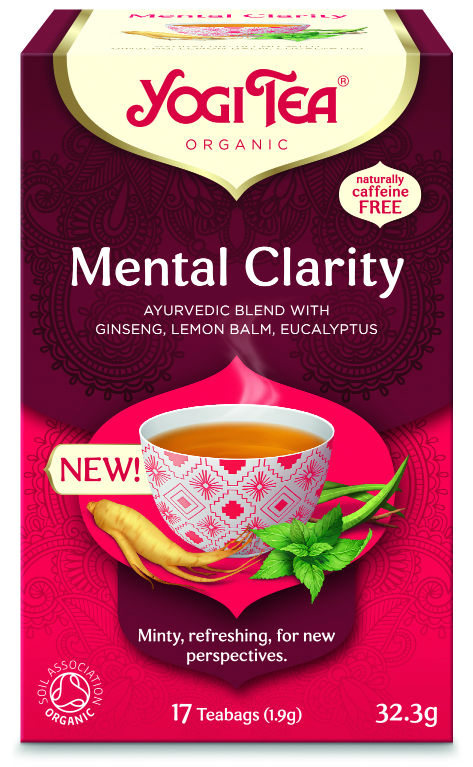 YogiTea Luomu Mental Clarity Tee-YogiTea-Hyvinvoinnin Tavaratalo