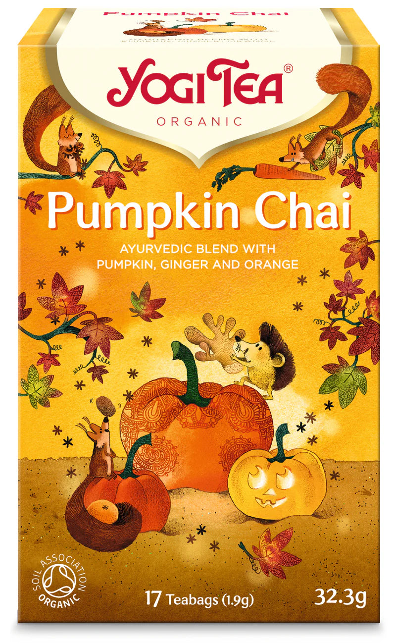 YogiTea Luomu Pumpkin Chai-YogiTea-Hyvinvoinnin Tavaratalo