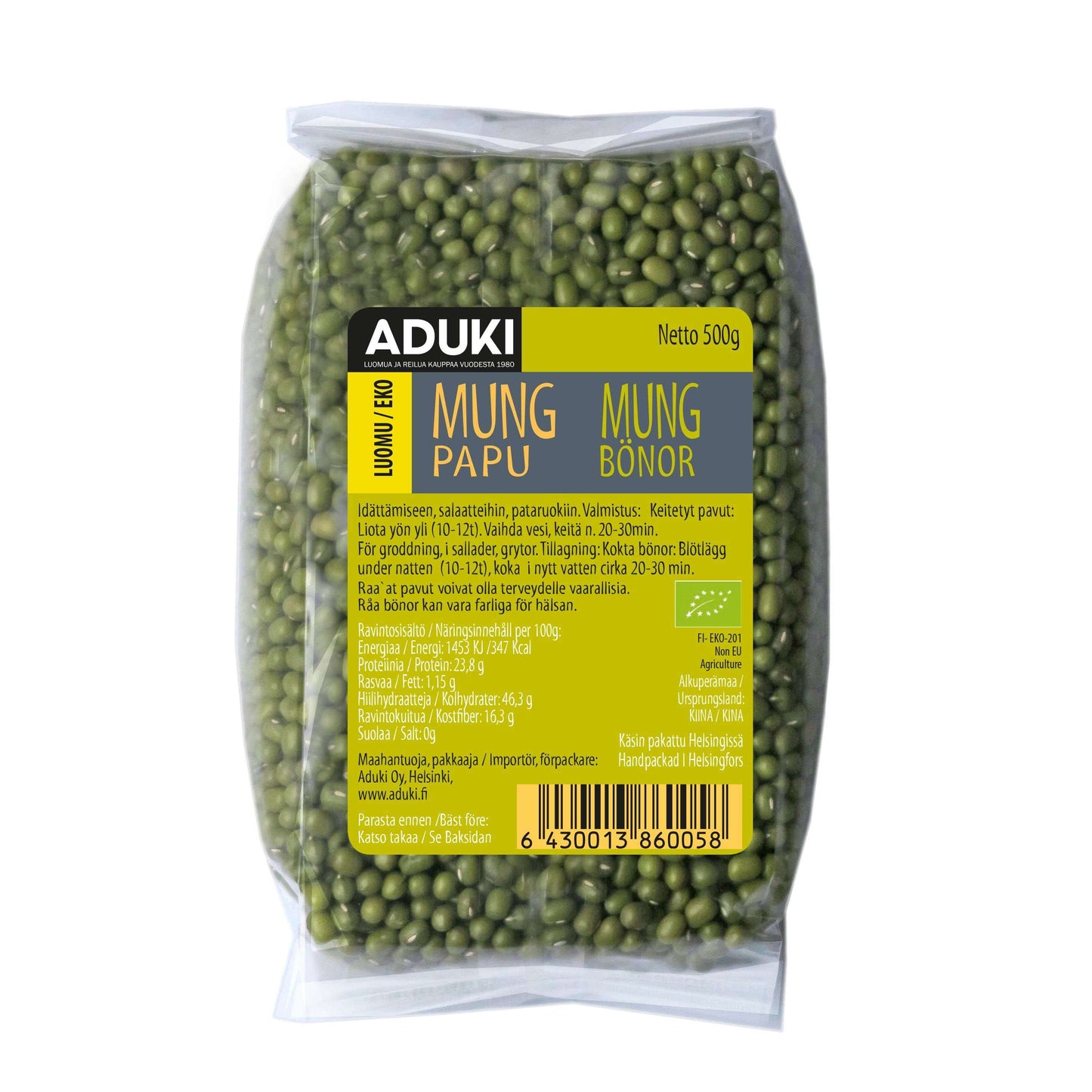Aduki Luomu Mungpapu-Aduki-Hyvinvoinnin Tavaratalo