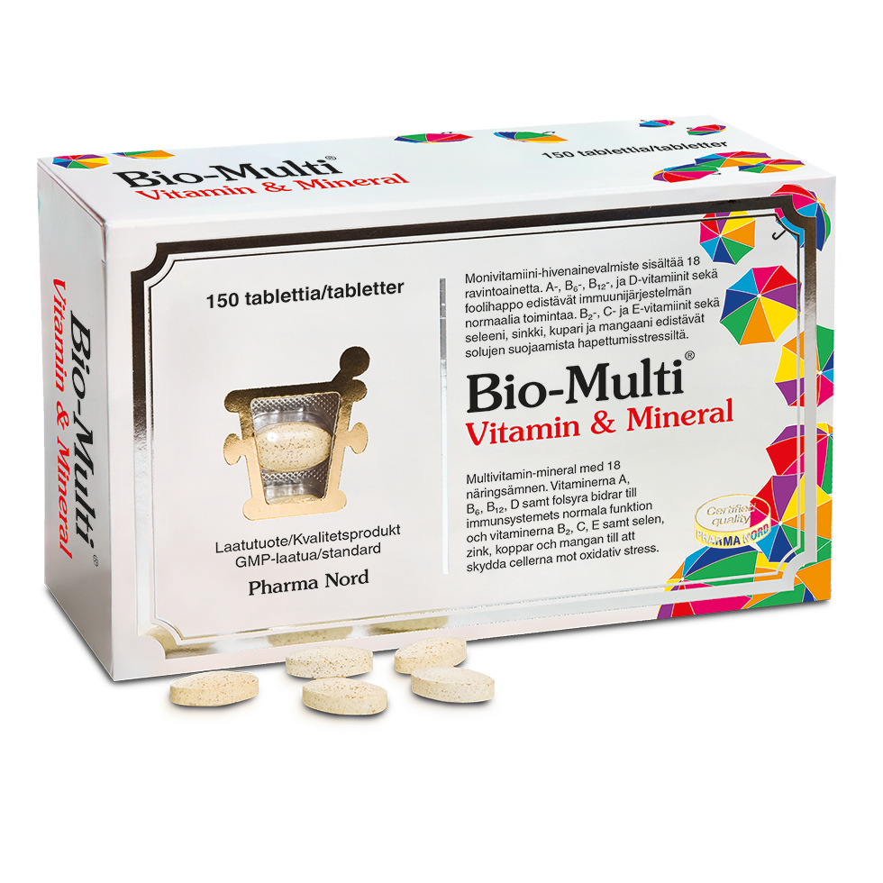 Bio-Multi Vitamin & Mineral-Pharma Nord-Hyvinvoinnin Tavaratalo