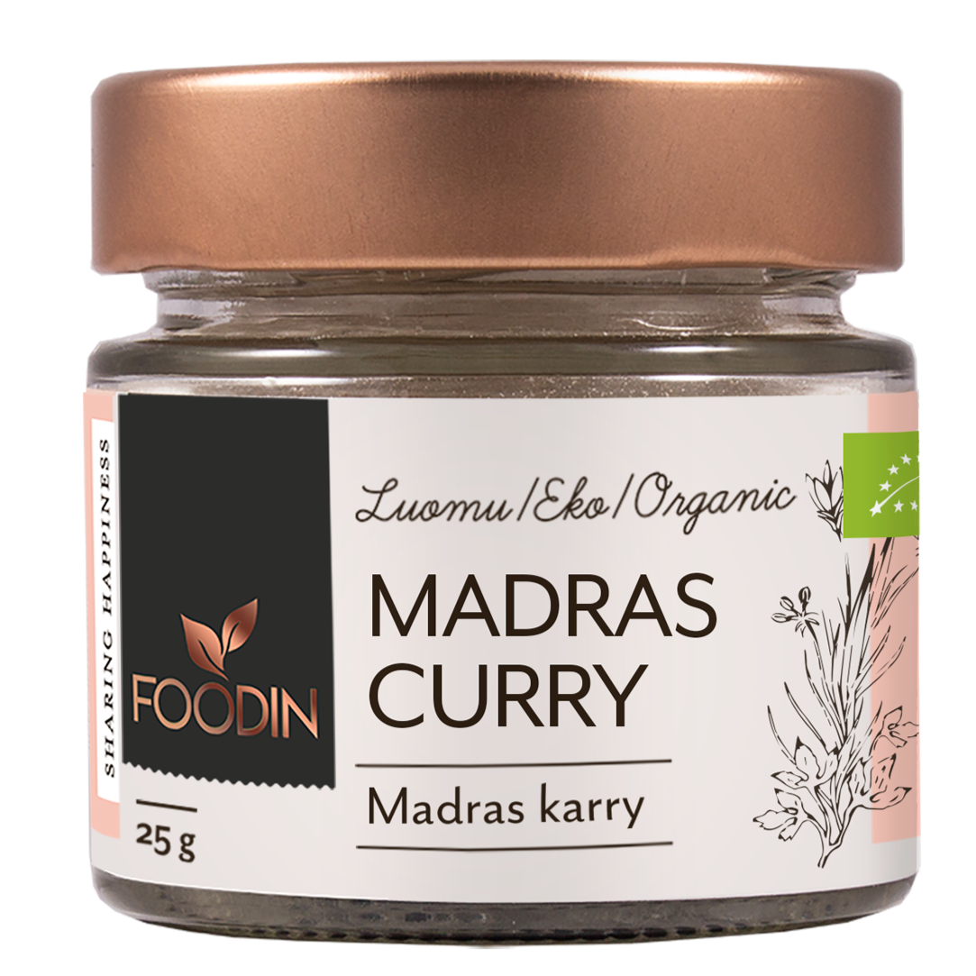 Foodin Luomu Madras Curry-Foodin-Hyvinvoinnin Tavaratalo