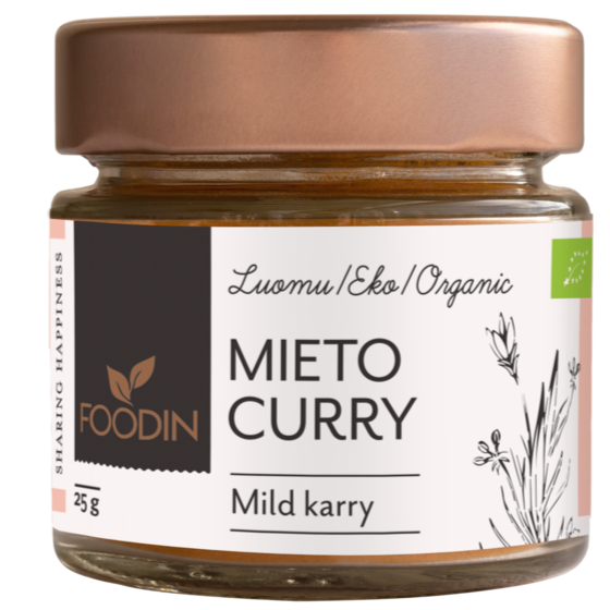 Foodin Luomu Mieto Curry-Foodin-Hyvinvoinnin Tavaratalo