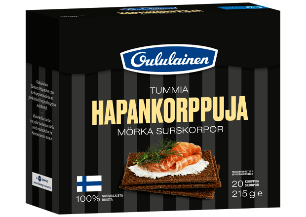 Oululainen Tummia Hapankorppuja-Oululainen-Hyvinvoinnin Tavaratalo