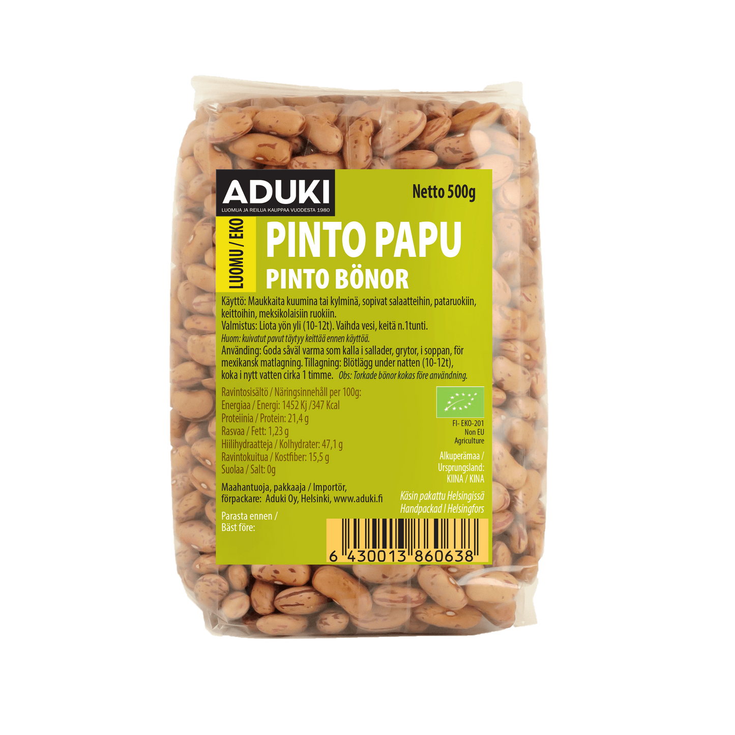 Aduki Luomu Pintopapu-Aduki-Hyvinvoinnin Tavaratalo