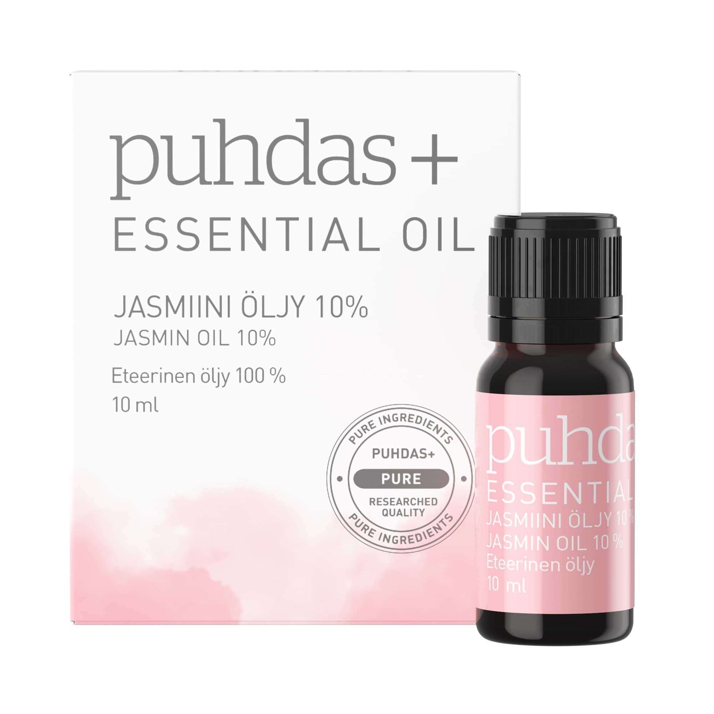 Puhdas+ Eteerinen Jasmiiniöljy-Puhdas+-Hyvinvoinnin Tavaratalo