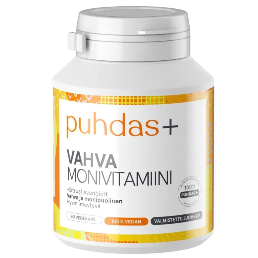 Puhdas+ Vahva Monivitamiini-Puhdas+-Hyvinvoinnin Tavaratalo