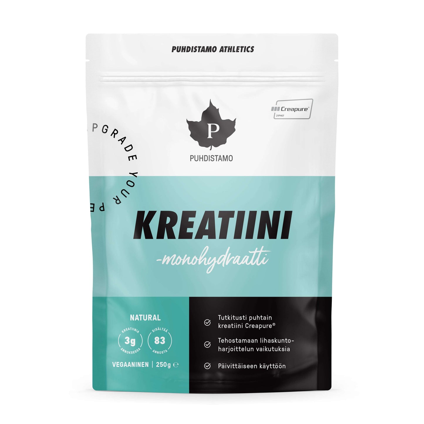 Puhdistamo Kreatiini-monohydraatti-Puhdistamo-Hyvinvoinnin Tavaratalo