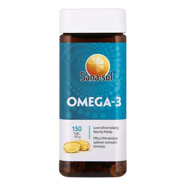 Sana-sol Omega-3 Kalaöljy 2-pack-Sana-sol-Hyvinvoinnin Tavaratalo