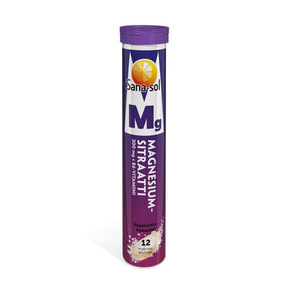 Sana-sol Magnesiumsitraatti + B6 Pore-Sana-sol-Hyvinvoinnin Tavaratalo