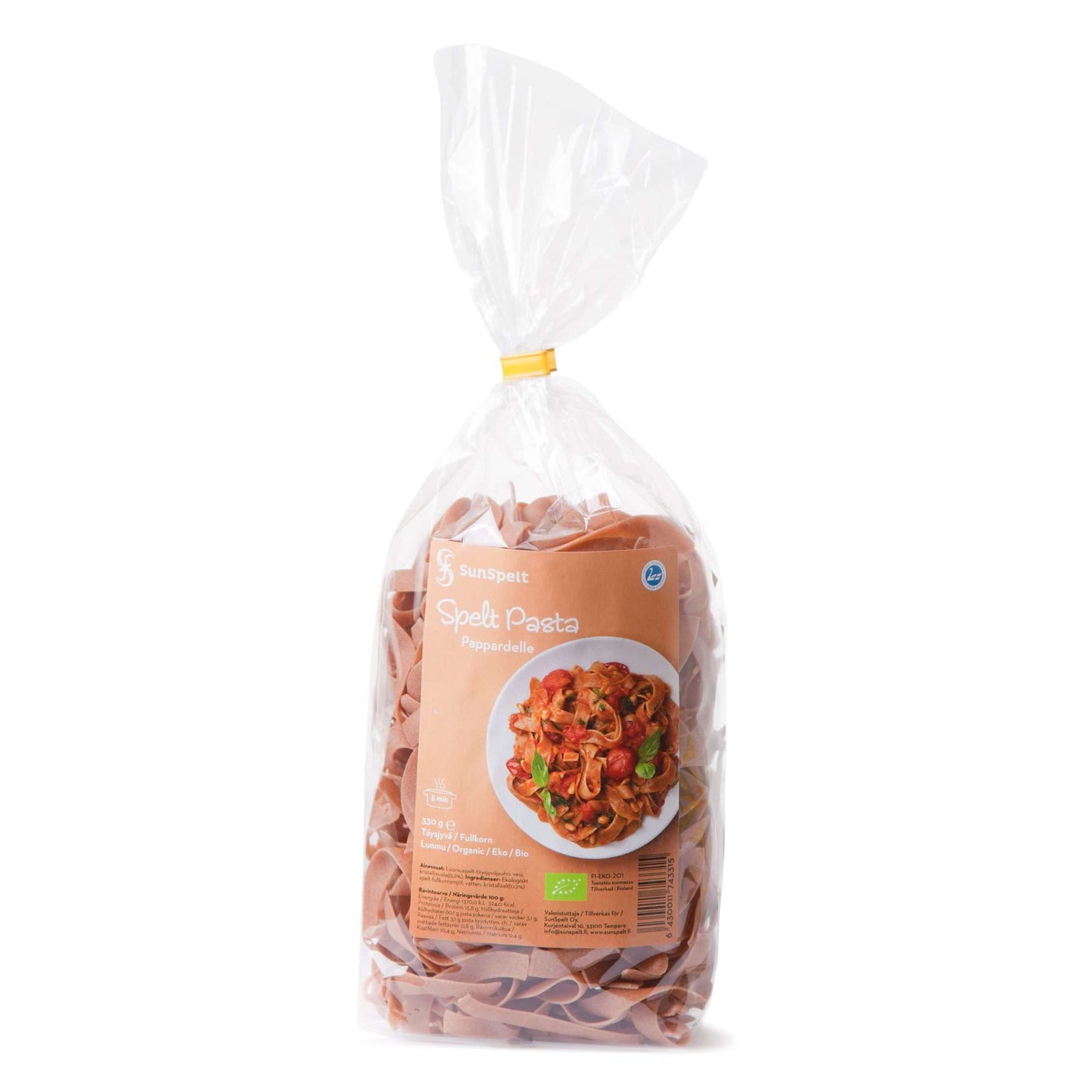 SunSpelt Luomu Pappardelle Speltpasta-SunSpelt-Hyvinvoinnin Tavaratalo