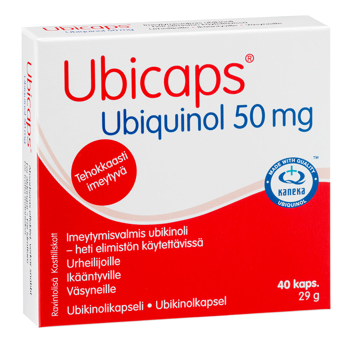 Ubicaps Ubiquinol 50 mg-Hankintatukku-Hyvinvoinnin Tavaratalo