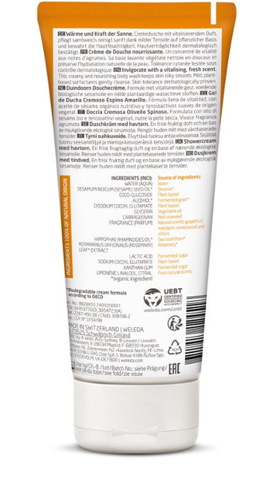 Weleda Sea Buckthorn Creamy Suihkuvoide-Weleda-Hyvinvoinnin Tavaratalo