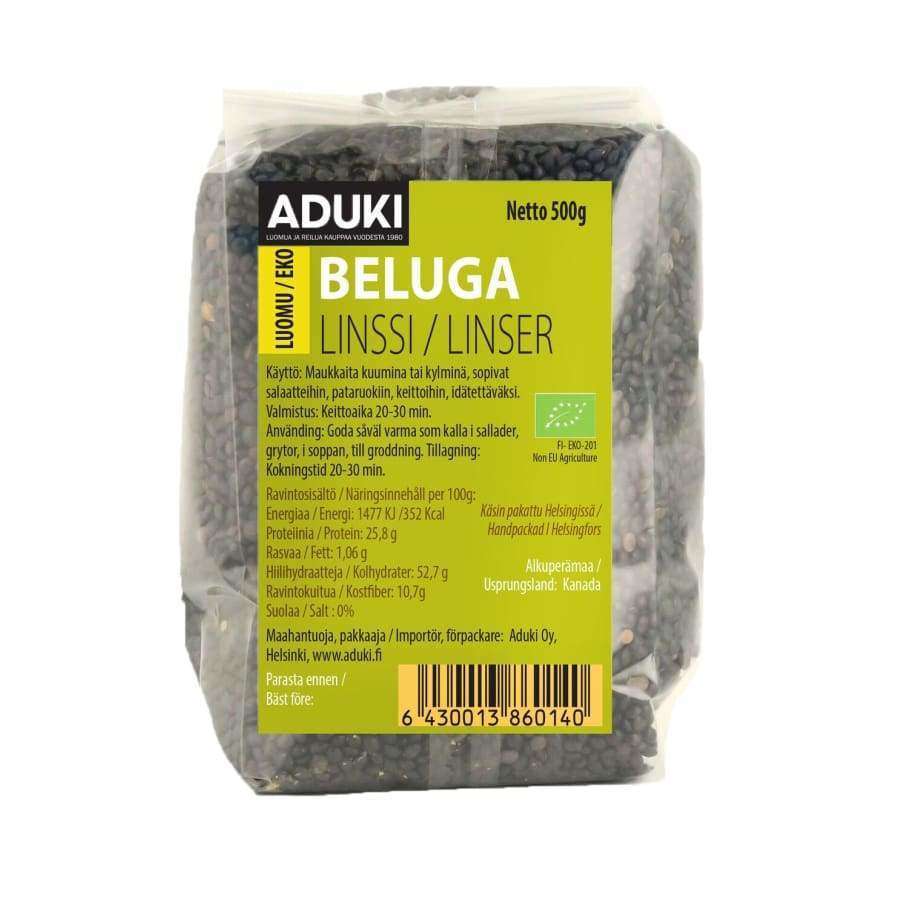 Aduki Luomu Beluga Linssi-Aduki-Hyvinvoinnin Tavaratalo