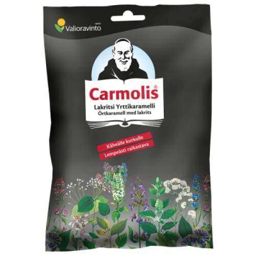 Carmolis Yrttikaramelli Lakritsi-Carmolis-Hyvinvoinnin Tavaratalo