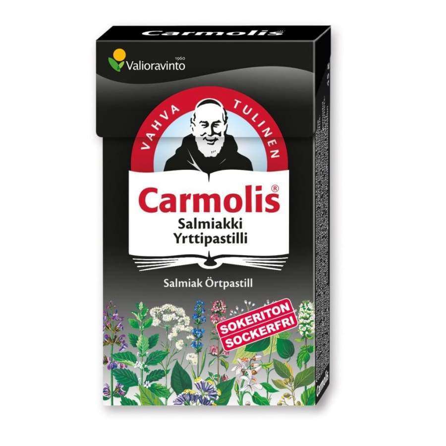 Carmolis Yrttipastilli Salmiakki-Carmolis-Hyvinvoinnin Tavaratalo
