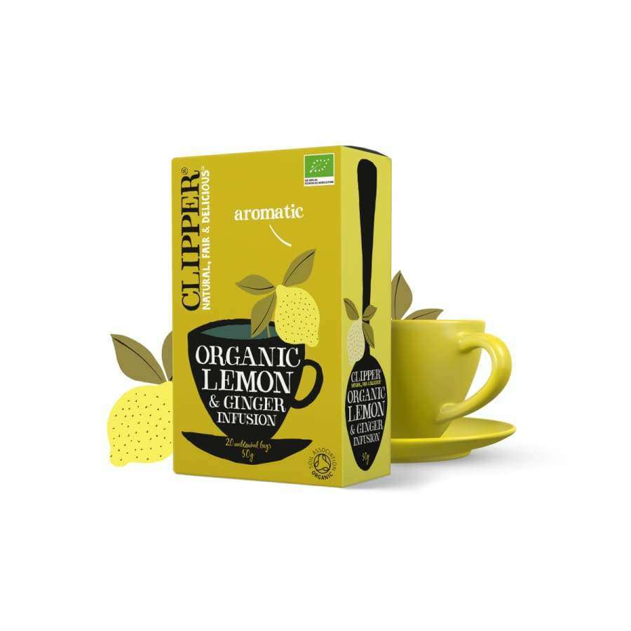 Clipper Luomu Sitruuna & Inkivääri tee-Clipper-Hyvinvoinnin Tavaratalo
