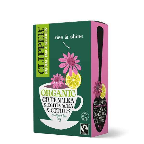 Clipper Luomu Vihreä Echinacea & Sitrus tee-Clipper-Hyvinvoinnin Tavaratalo