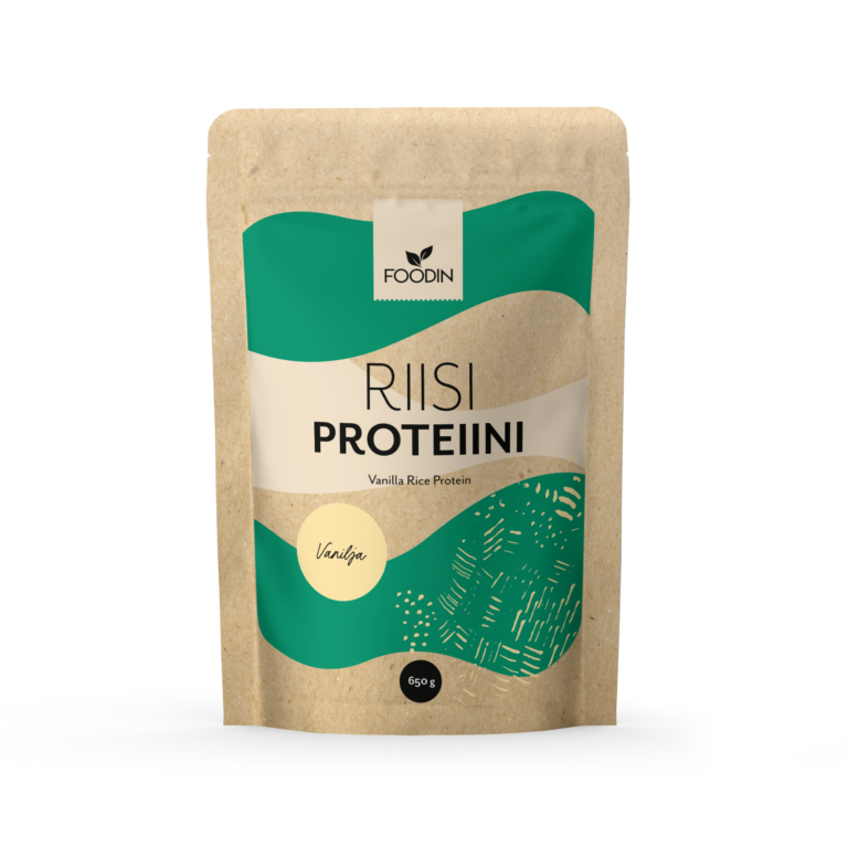 Foodin Riisiproteiini Vanilja-Foodin-Hyvinvoinnin Tavaratalo