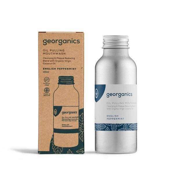 Georganics Piparminttu Oil Pulling Purskutteluöljy-Georganics-Hyvinvoinnin Tavaratalo