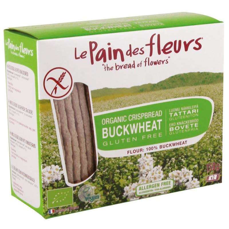 Le Pain des Fleurs Luomu Gluteeniton Näkkileipä Tattari-Le Pain des Fleurs-Hyvinvoinnin Tavaratalo