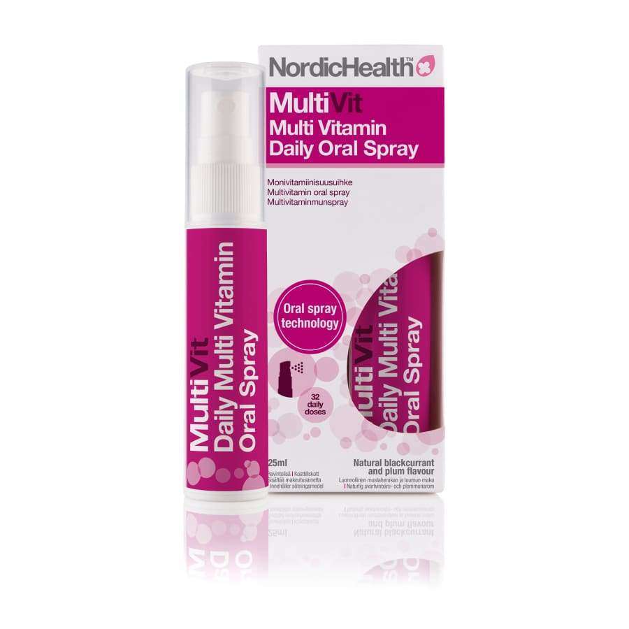 Nordic Health MultiVit Monivitamiini Suusuihke-Nordic Health-Hyvinvoinnin Tavaratalo