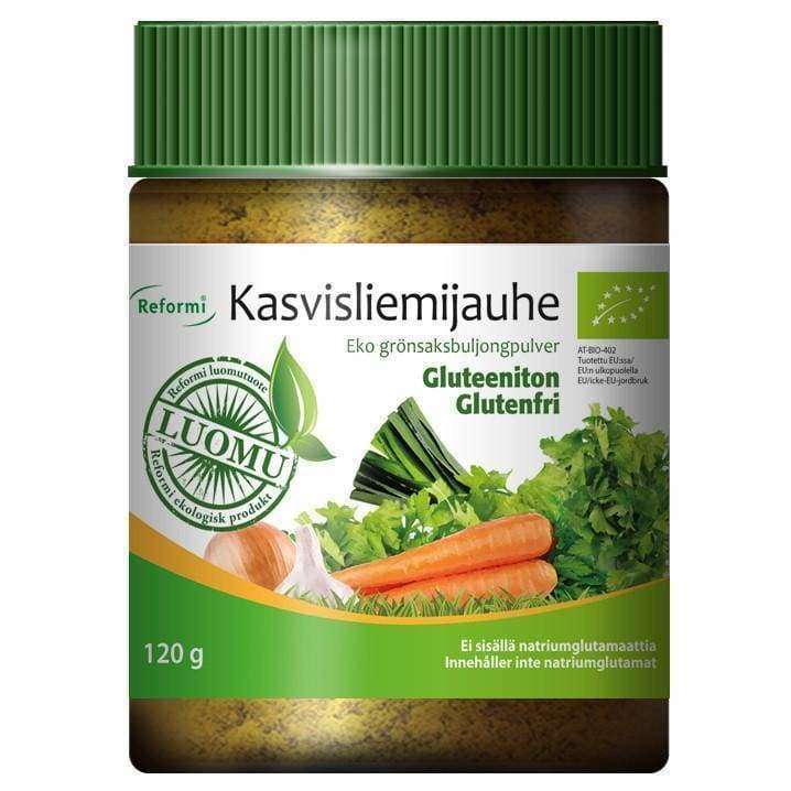 Reformi Luomu Kasvisliemijauhe-Reformi-Hyvinvoinnin Tavaratalo