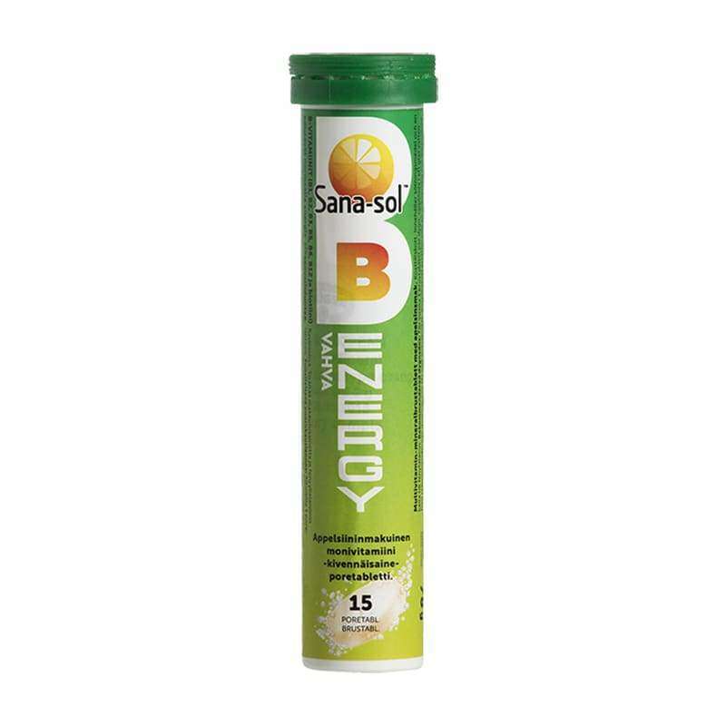 Sana-sol B-Energy Poretabletti-Sana-sol-Hyvinvoinnin Tavaratalo