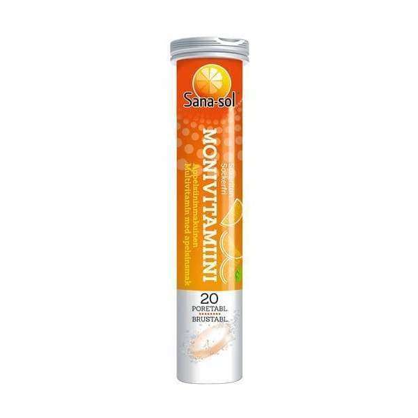 Sana-sol Monivitamiinipore Appelsiini-Sana-sol-Hyvinvoinnin Tavaratalo