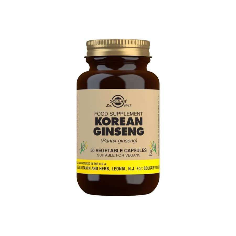 Solgar Korean Ginseng-Solgar-Hyvinvoinnin Tavaratalo