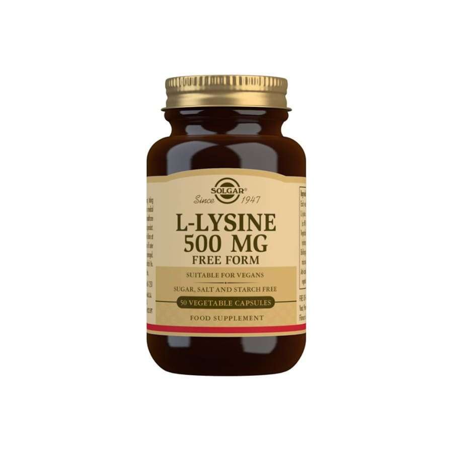 Solgar L-Lysiini 500 mg-Solgar-Hyvinvoinnin Tavaratalo