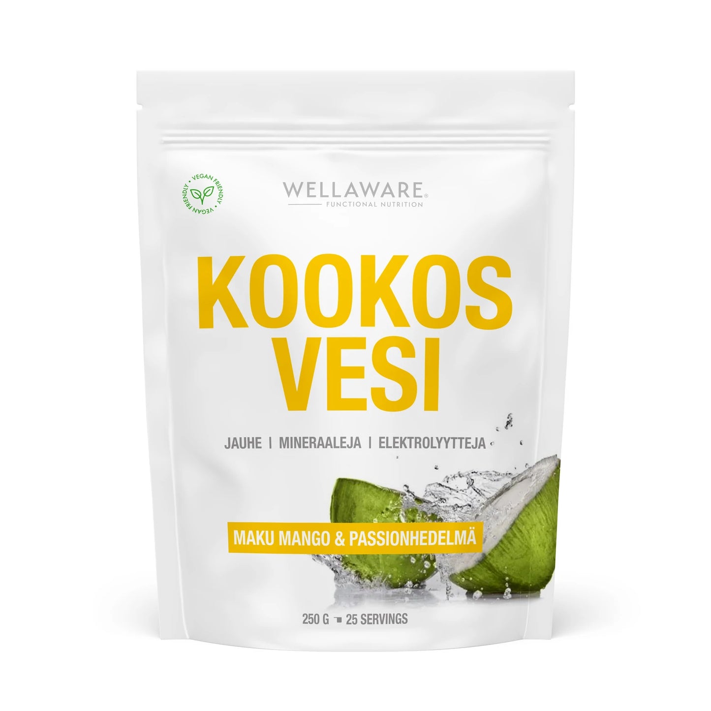 WellAware Kookosvesijauhe Mango&Passion-WellAware-Hyvinvoinnin Tavaratalo