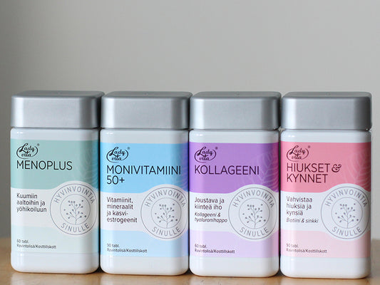 Ladyvitan ravintolisät on kehitetty suomalaisille naisille