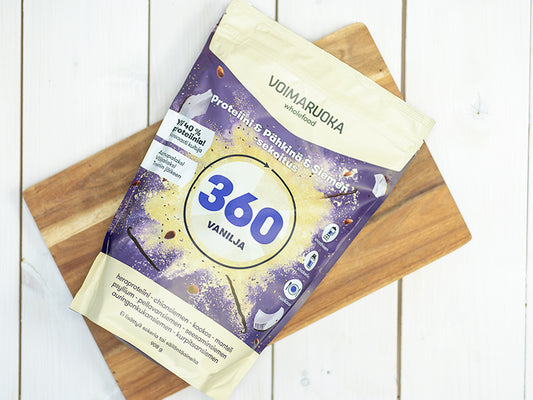 Hyviksen kuukauden tuote: Voimaruoka 360 Wholefood vanilja