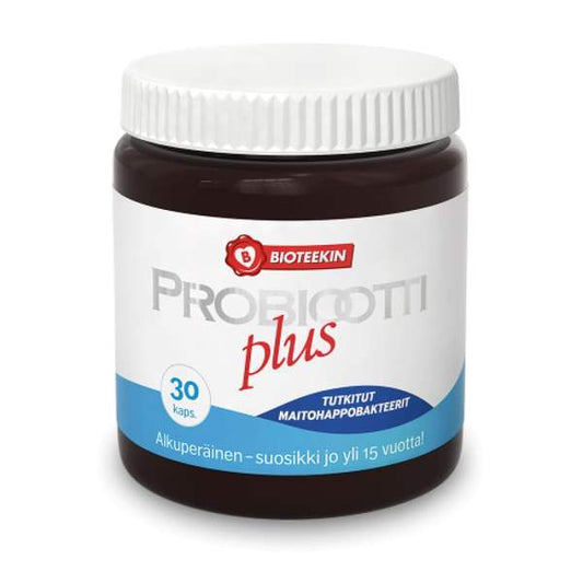 Osta Bioteekin Probiootti -sarjan lasten tuote, saat Probiootti Plus 30 kaps. kaupan päälle! (Kampanja on päättynyt)
