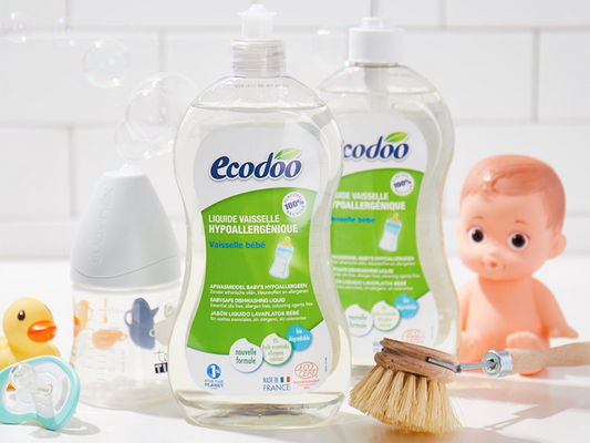 Ecodoon ekopesuaineet sopivat erinomaisesti vauvatalouksien puhdistusaineiksi
