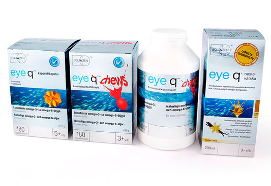 Eye Q Omega-3 on turvallinen laatutuote