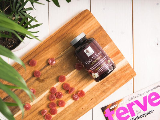 Hair Volume™ Gummies on hiusten hyvinvointiin suunniteltu geelitabletti