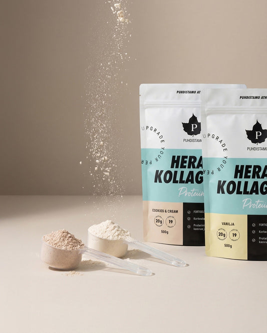 Proteiinia lihaksille, kollageenia nivelille!