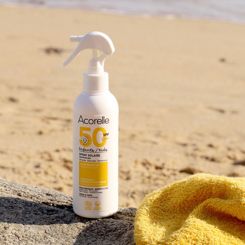 Acorelle Kids Aurinkosuojasuihke Kasvoille ja Vartalolle SPF50